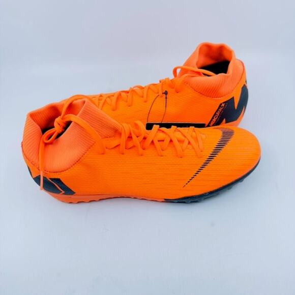 NEW Nike MercurialX SuperflyX 6 Academy TF Shoes AH7370-810 Orange Mens 9.5 - Picture 8 of 8